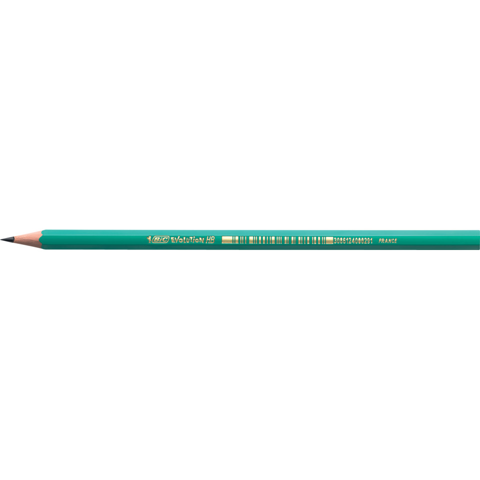 Bleistift, HB, Grün, Holzminen, Rundbleistift
