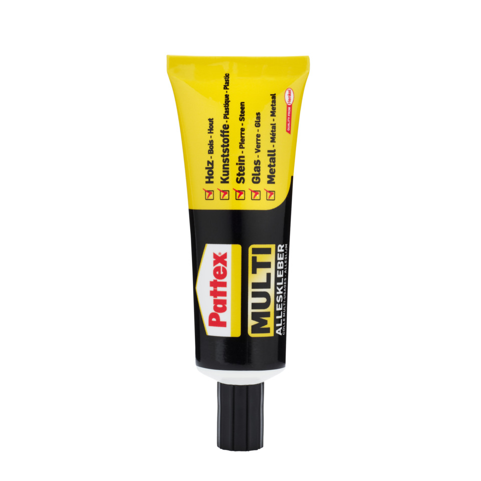 Kunststoffkleber, Holz-Kleber, Multikleber, Tubenkleber, Allzweckkleber, Kunststoffklebepaste, Multiallzweckkleber, Gel-Klebstoff, Gel-Tube, Allzweckkleber