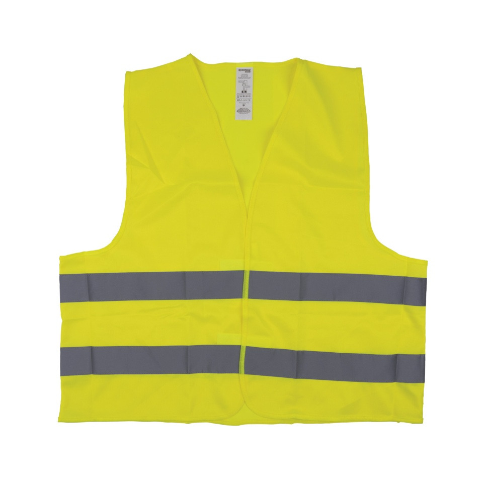 High-visibility Gilet, Sicherheitsweste, Reflektierende Streifen, Neon-Gelb, Arbeitsbekleidung Weste