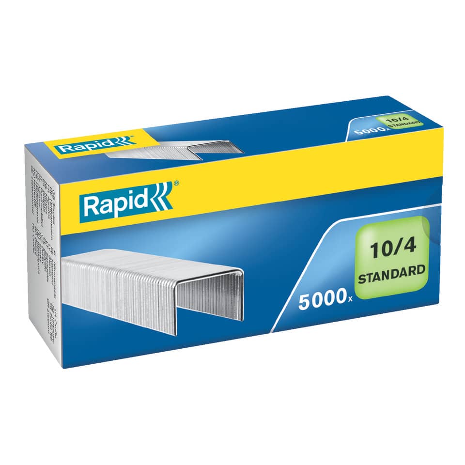Sortierklammern, Stahlbleche, Standard 10/4, 5000 Stück, Büroklammern