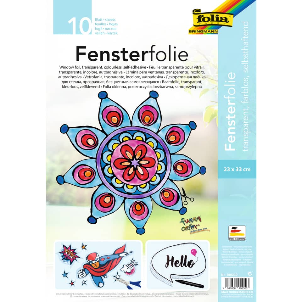 fensterfolie, folienmotiv, mandala, transparent, kunststoff