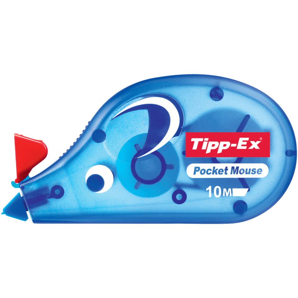 Tipp-Ex, Korrekturspitzer, Korrekturmittel, Korrekturgerät, Pocket Mouse
