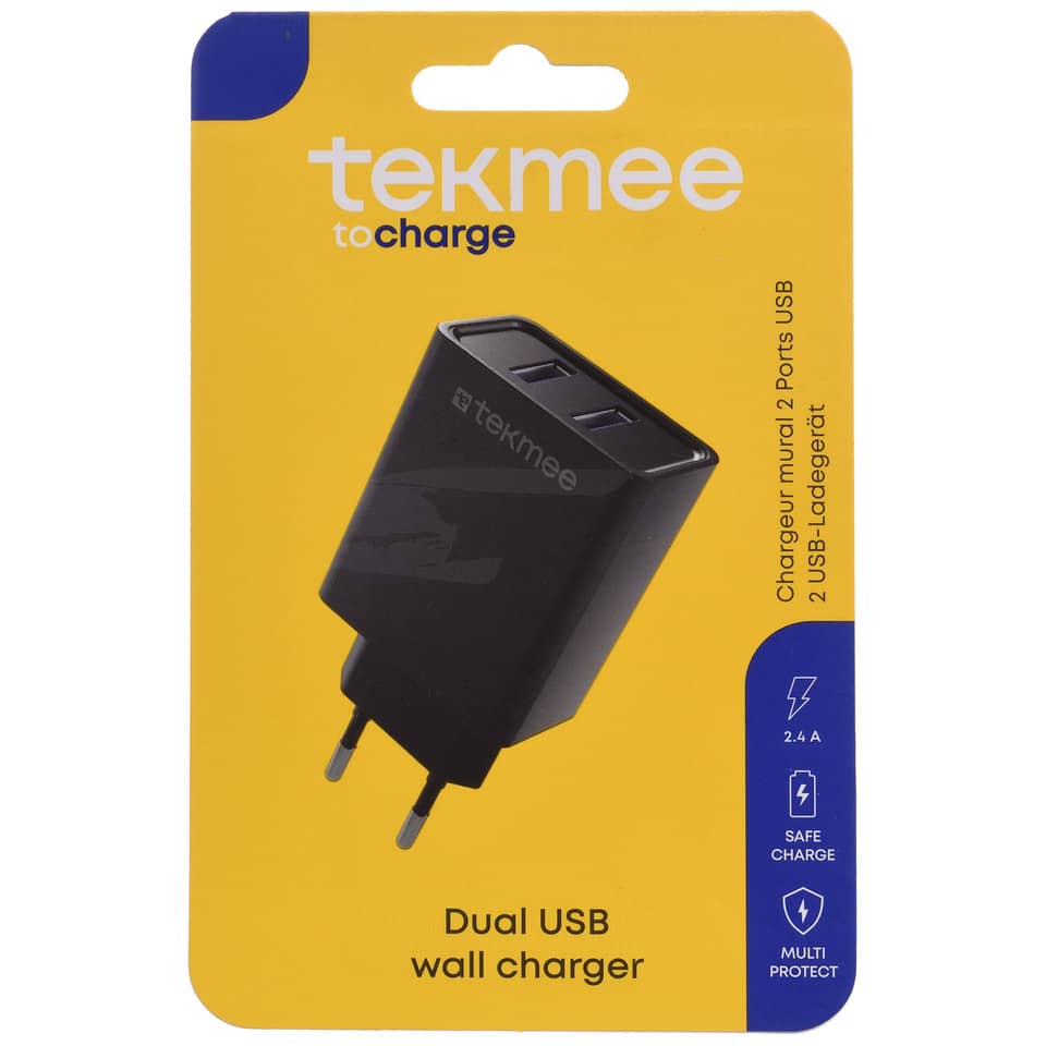 Duale USB-Ladestation, Wandladegerät, USB-Ladeadapter, 2 Ports USB, Wandladegerät 24V
