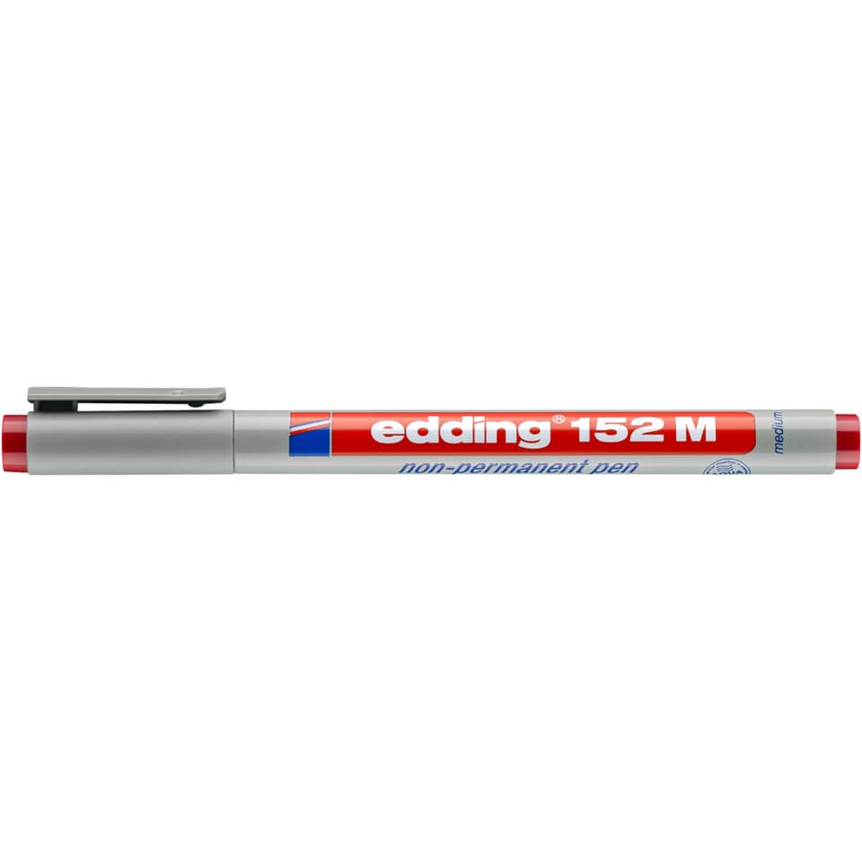 Folienstift 152M non-permanent, 1,0mm, rot EDDING 152 002