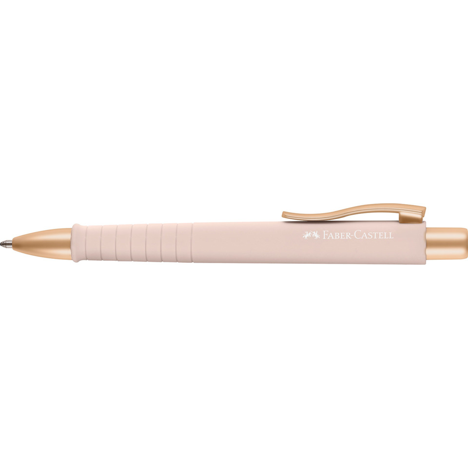 Kugelschreiber, Gelstift?, Stift, Schreibgerät, Beige/gold, Kugelstift, Druckkugelstift, Farbkugelschreiber, Rosa, Faber-Castell