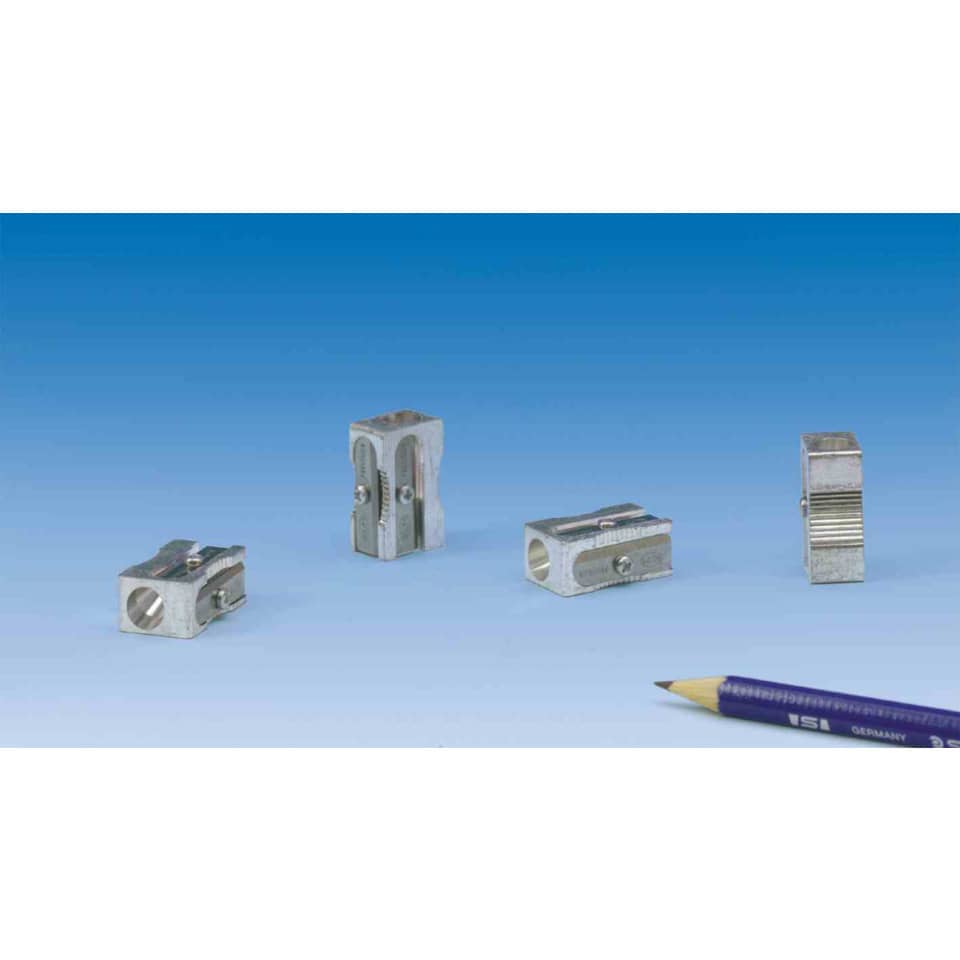 Halterung, U-Adapter, Metallfassung, Klemmkörper, Bleistift als Größenmaß