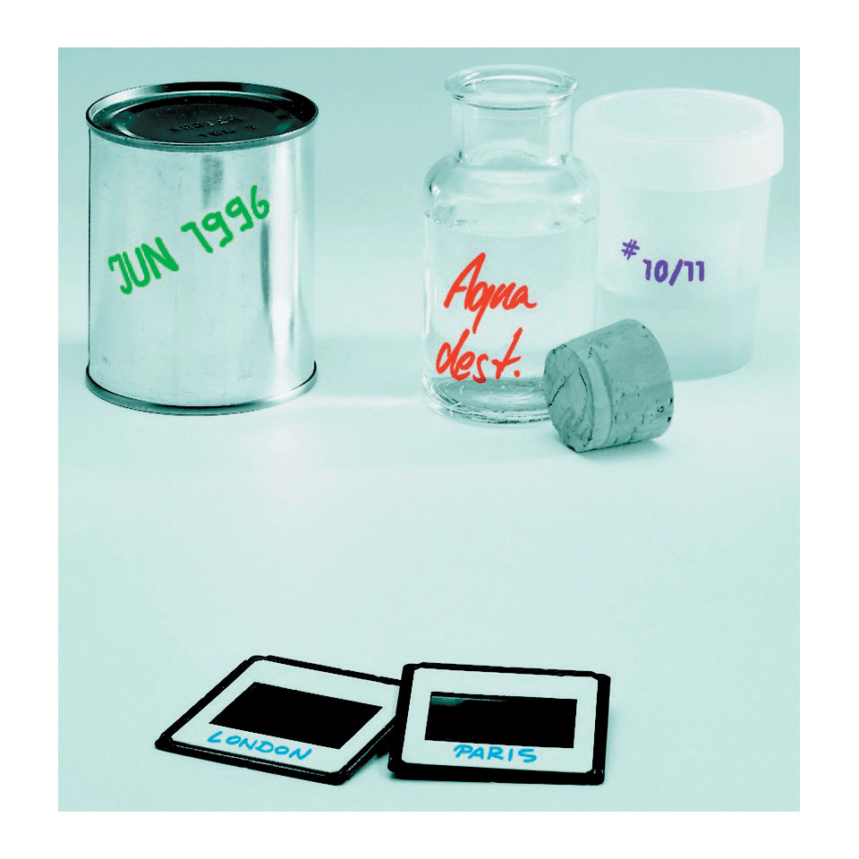 Glasflasche, Korken, Polaroid, Reise-Dekor, Stadtkarten-Aufkleber