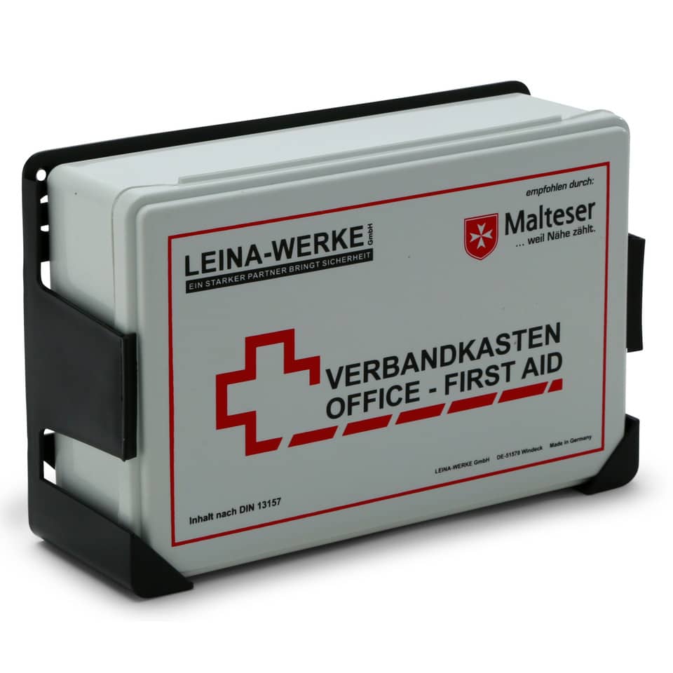 erste-hilfe kasten, büro, medizinisch, kasten, malteser