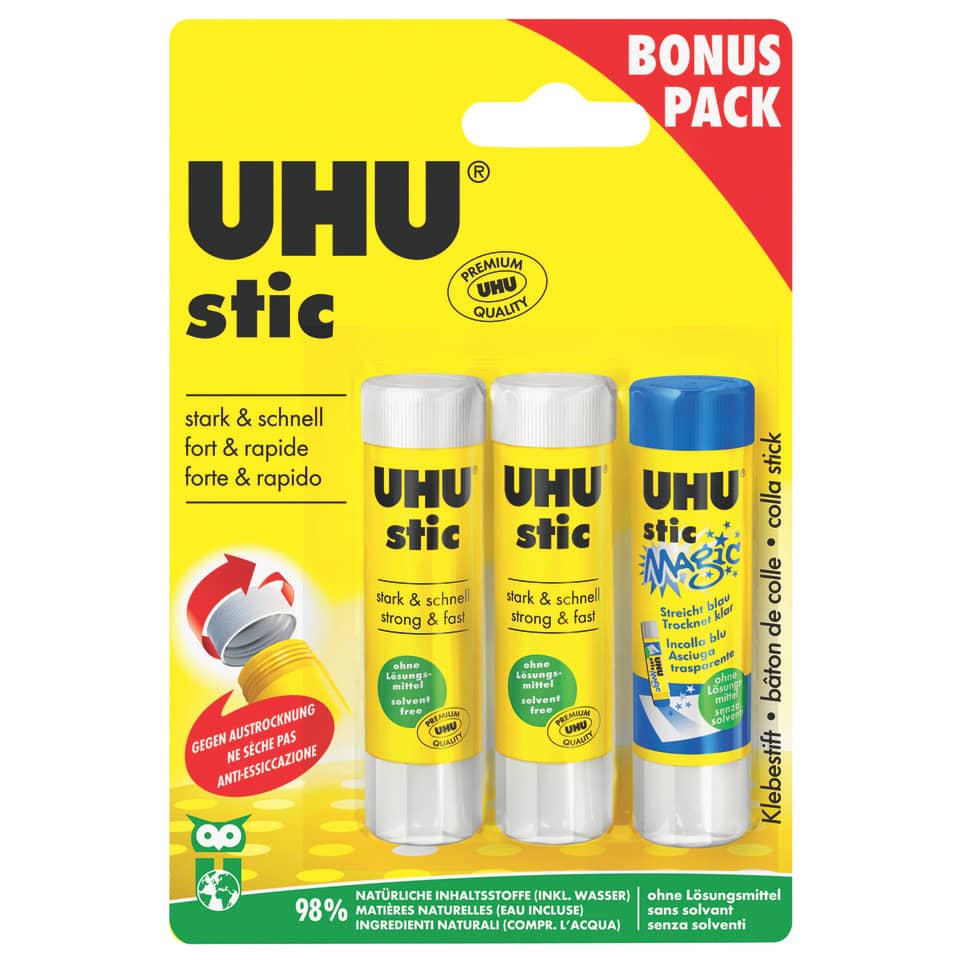 Kleber, Stift, Klebestift, UHU, Kleberstift