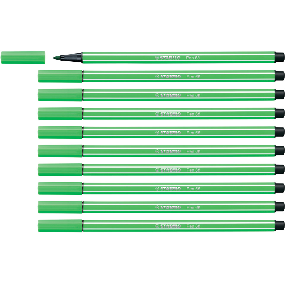 grüne marker, Markerstift, grüner Stift, feiner Linienstift, Schreibwaren