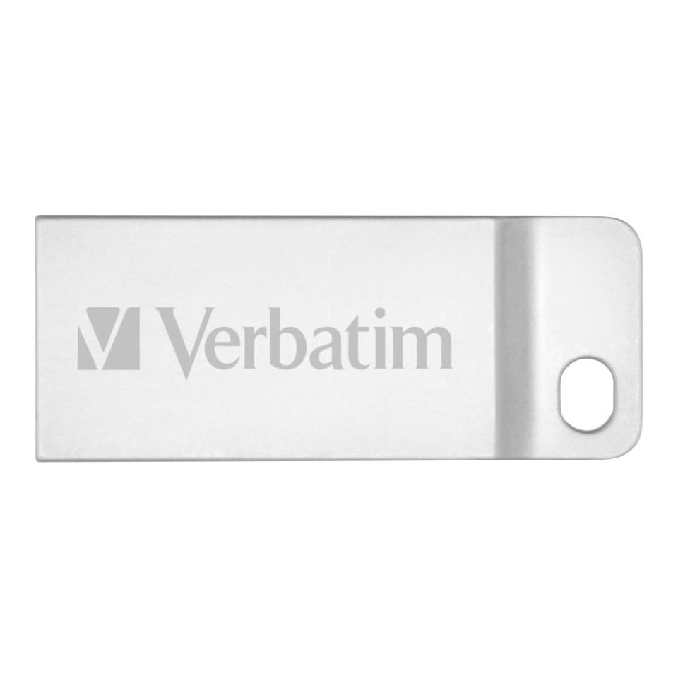 USB-Stick, Flashdrive, Verbatim, Speichermedien, Metallic