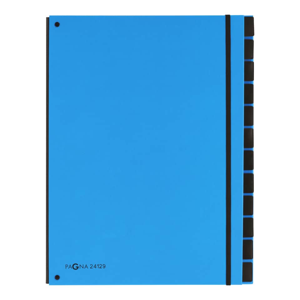 A4 Notizbuch, blaues Notizbuch, Spiralbindung, Kunststoffumschlag, Linierte Seiten