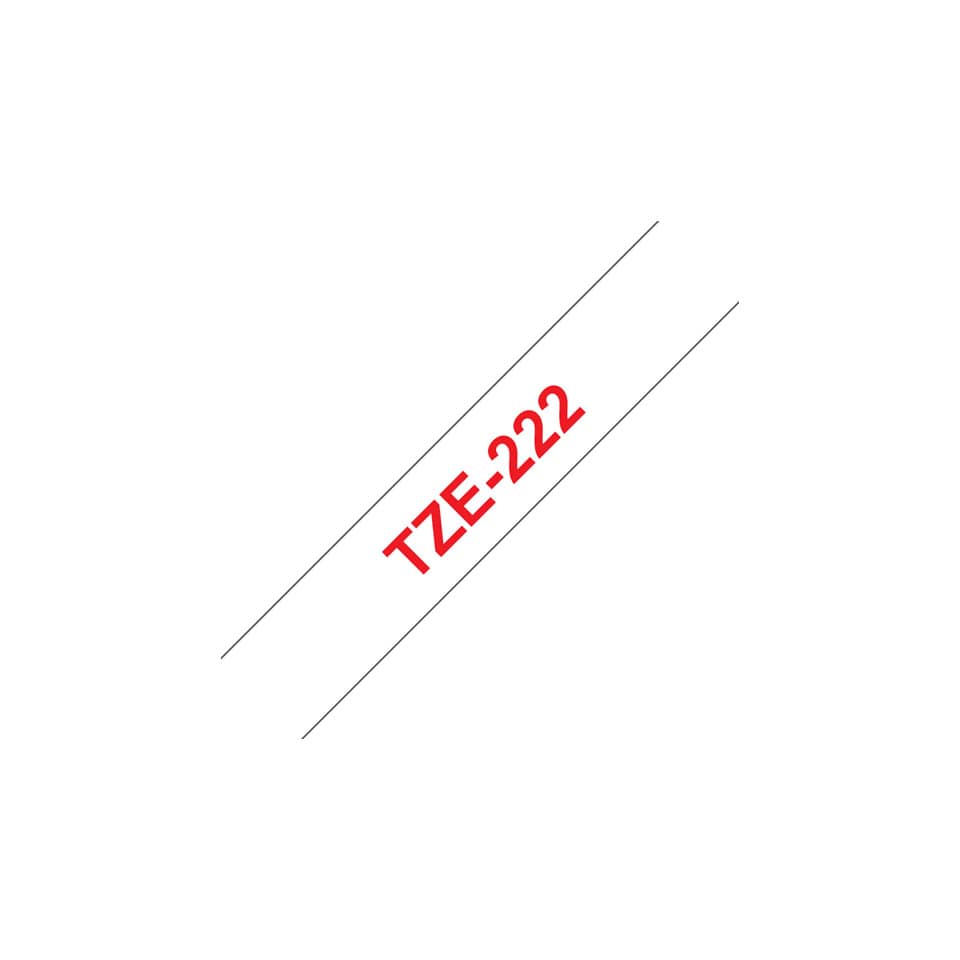 label, text, TZE-222, red text, diagonal label