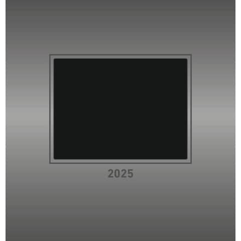 Bastelkalender 2025, 21 x 22 cm, silber ALPHA 104451