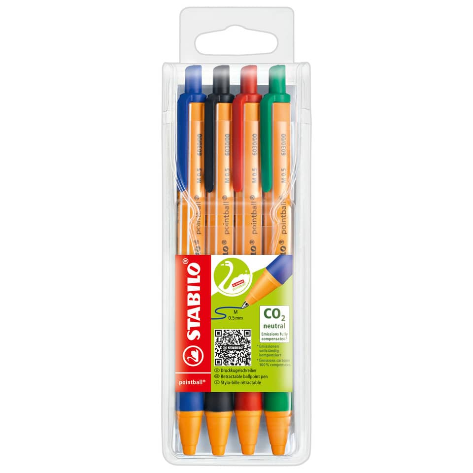 Filzstifte, Marker, Kugelschreiber, Nachdruckbar, CO2-neutral