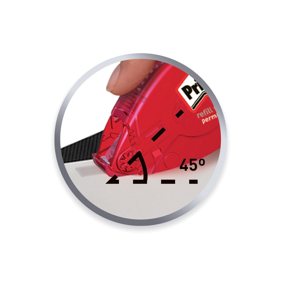 Tapezierband, Schneidewerkzeug, Rot, 45°, Nachfüllpackung