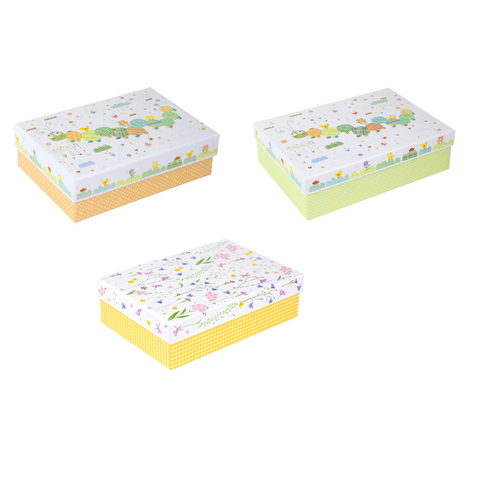 Box, Geschenkbox, Blumig, Gemustert, Rechteckig