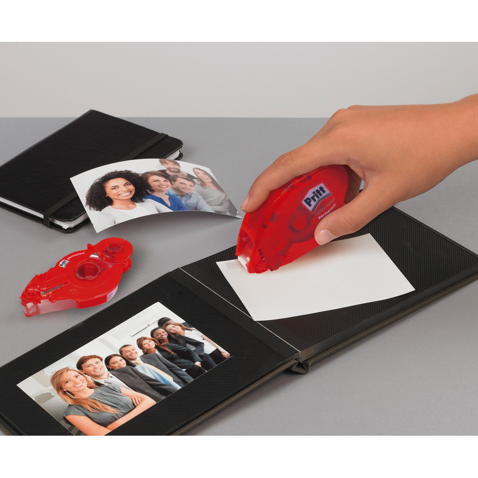 Klebemittel, Korrekturrolle, Fotoprint, Fotosammlung, Notizbuch-Accessoire