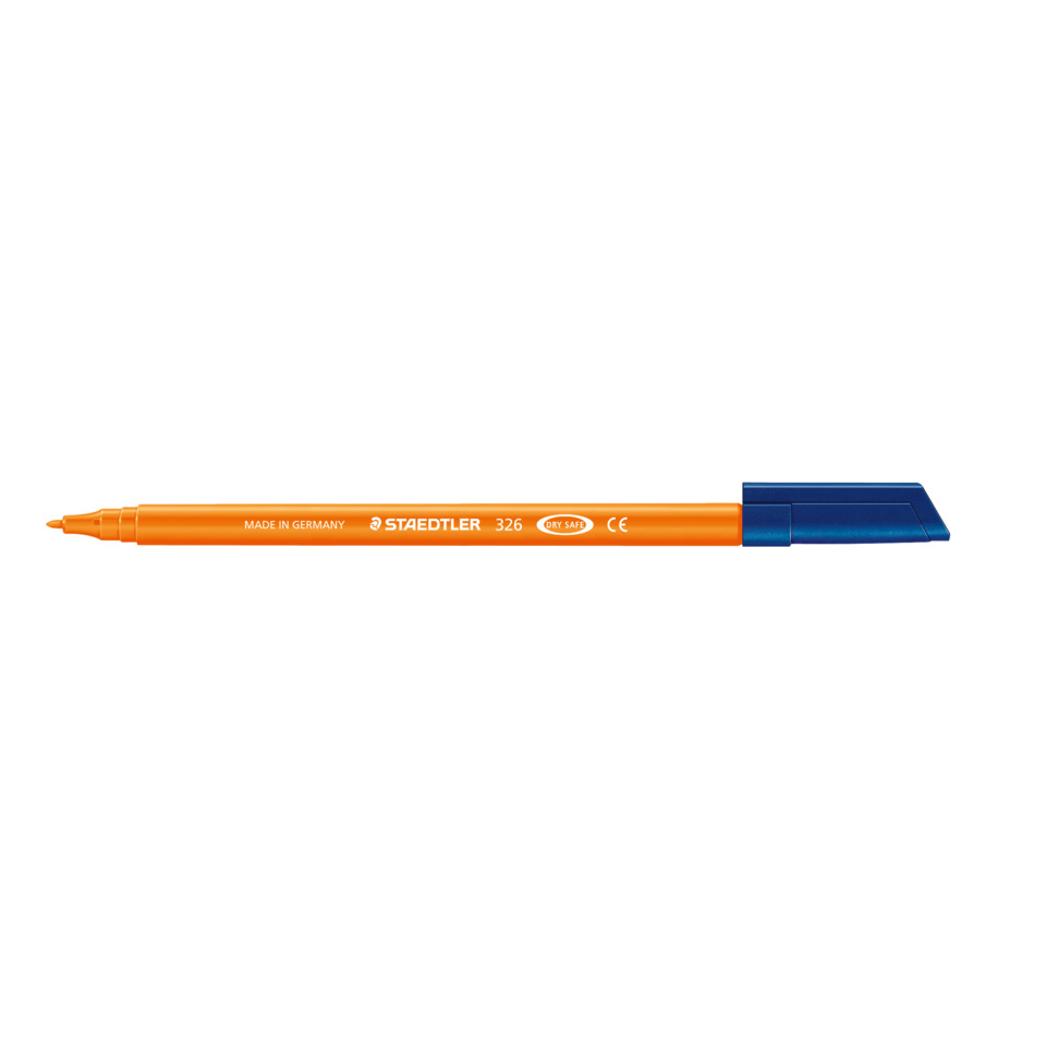 Marker, Permanent marker, Orange, Feiner Spitze, Körper aus Kunststoff