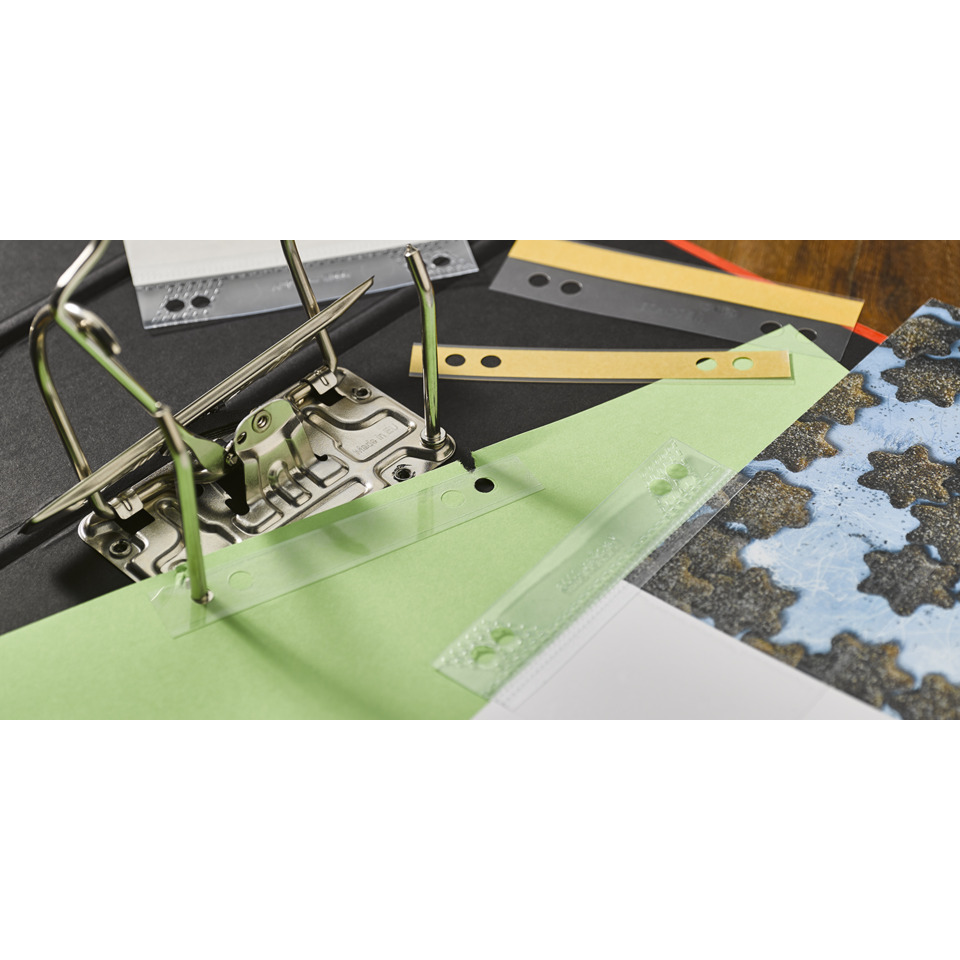 Ordner, Binder, Halterung, Schienen, Klettband