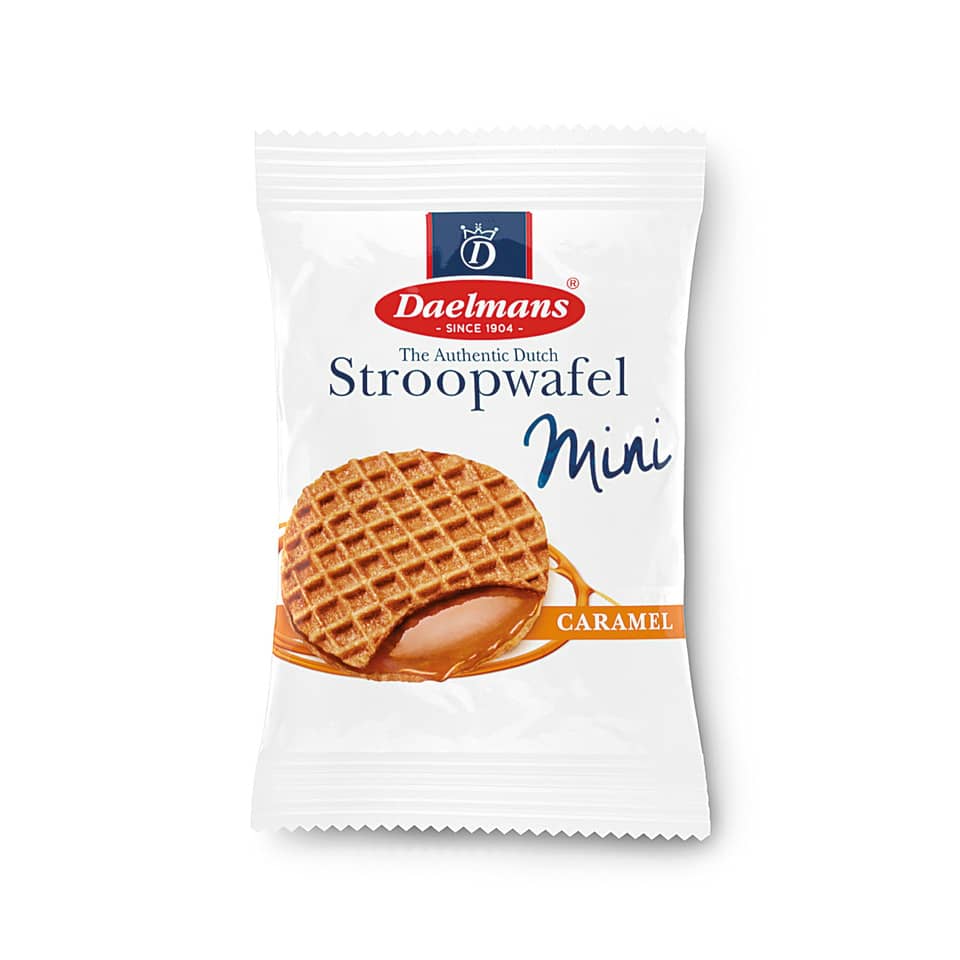Stroopwafel, Mini, Karamell, Waffel, Snack