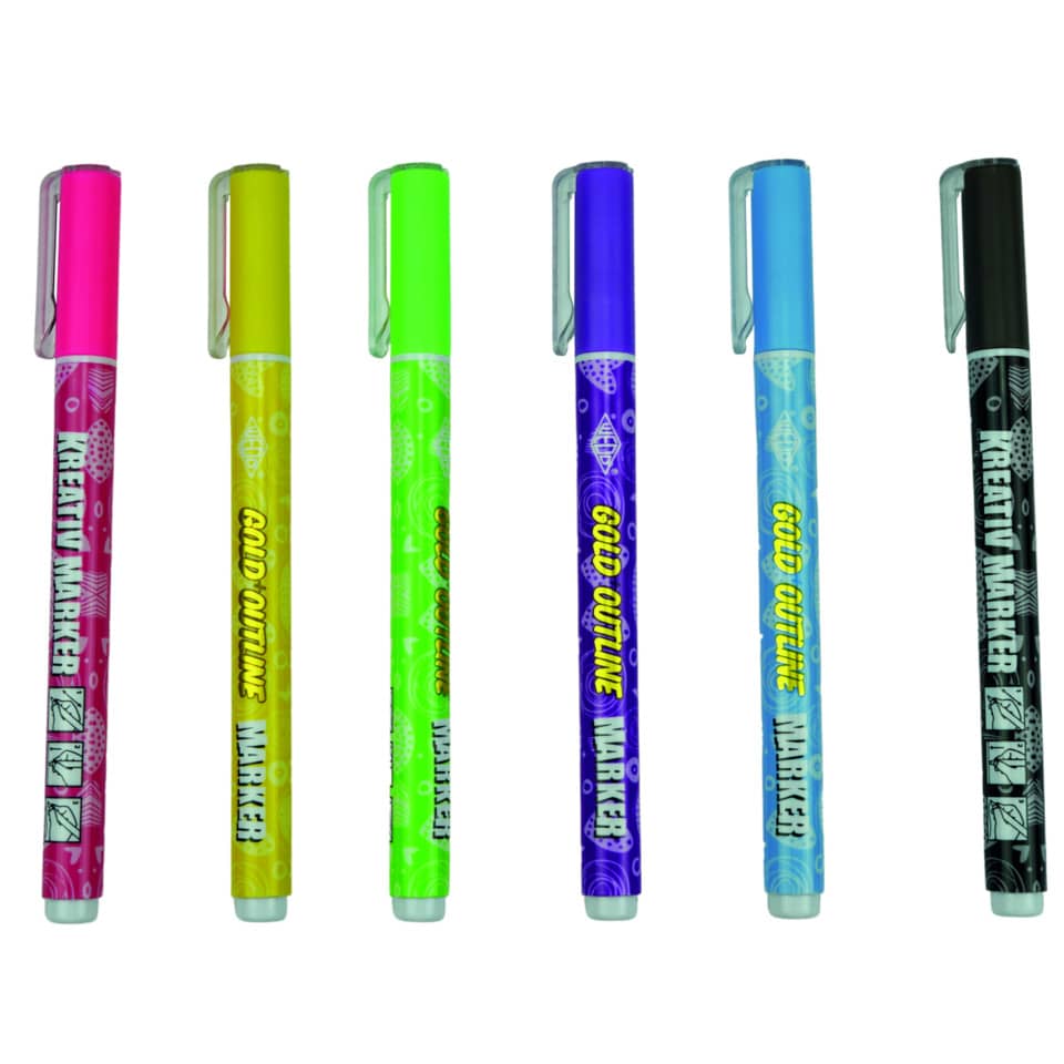 Marker, Textmarker, Textmarker Neon, Neonfarbe, Klebemarker
