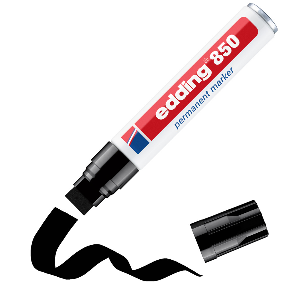 Permanentmarker, Whiteboardmarker, Edding 850, Splitten【Note: keep**】, Gummispitze