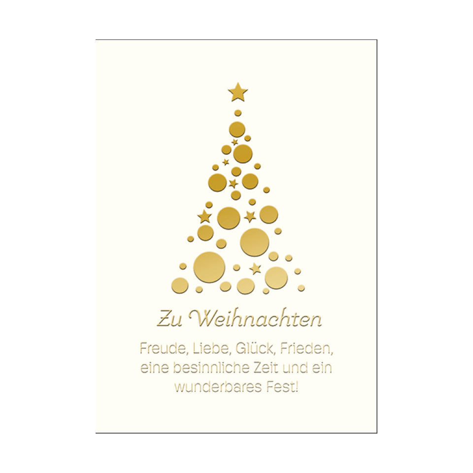 weihnachtskarte, goldene farben, weihnachtsbaum, stern, feierliche grußkarte