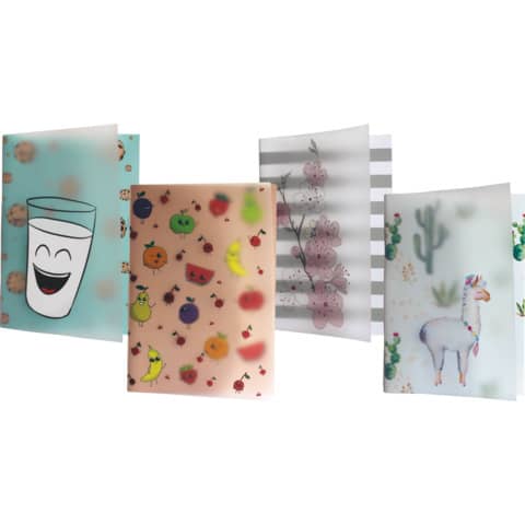 Heft, A5, 60g/m², 100 Blatt, kariert, sortiert RNK 46774