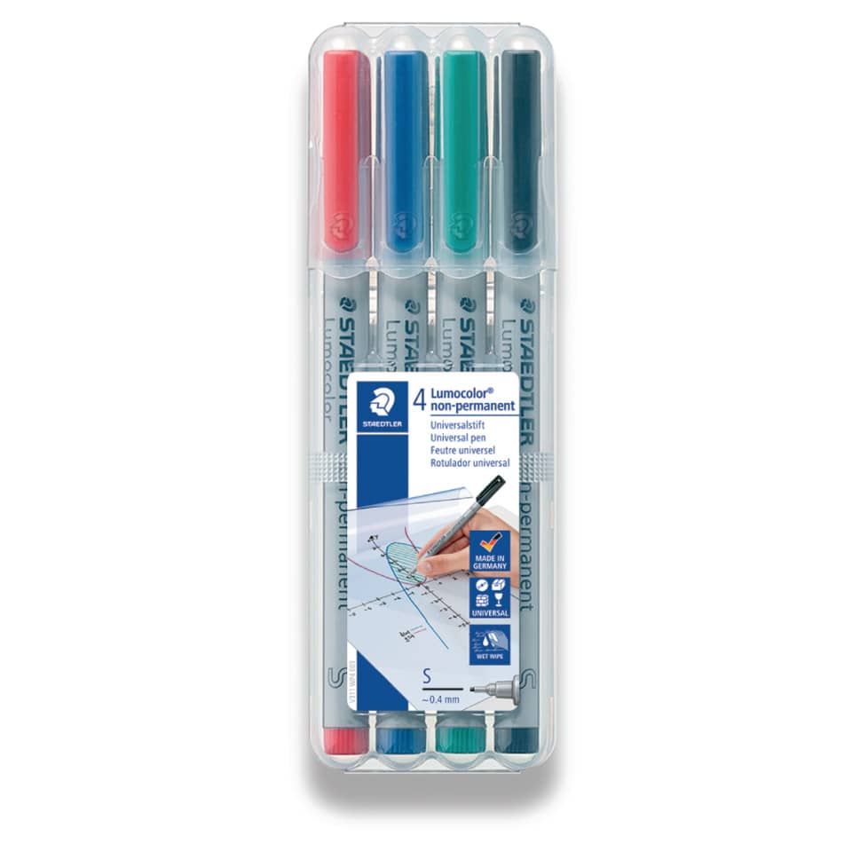 Stabilo pen, Farbmarkierer, Wandfarbmarker, Tubenkappe, 4er Pack
