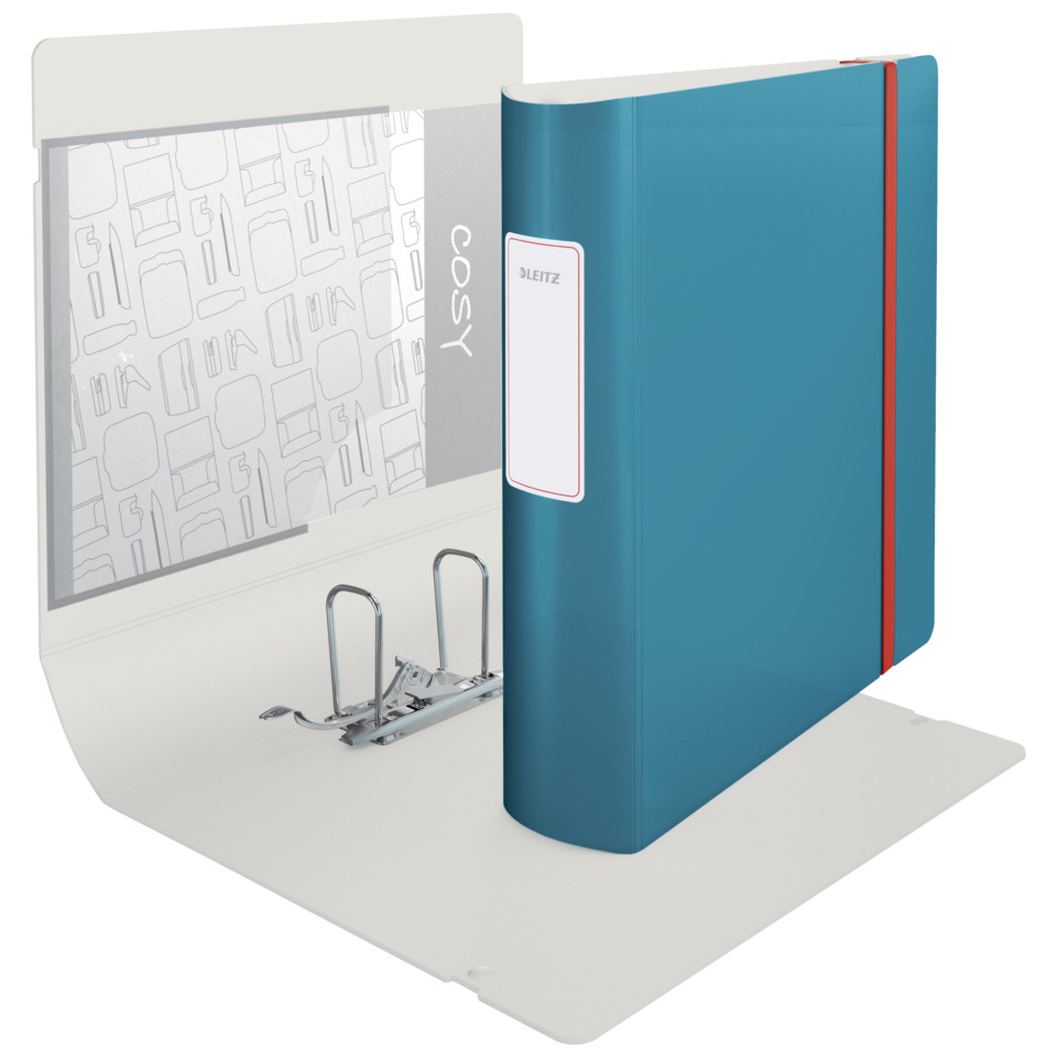 Ordner, A4, Ringbuch, Kunststoff, blau