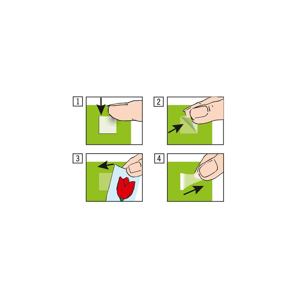 blatt, foliendisplay, schutzfolie, einweg, anleitung
