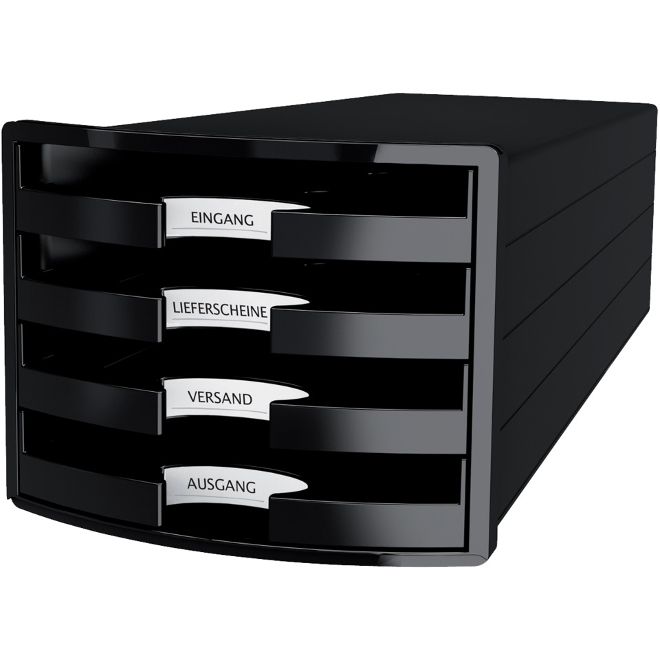 Schubladenschrank, Schubladen, Organizer, Schwarz, Kassensystem