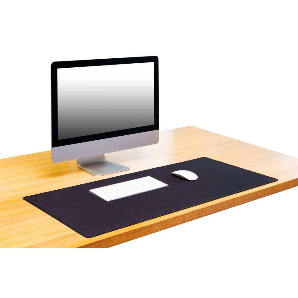 computer, monitor, desk, mouse, keyboard