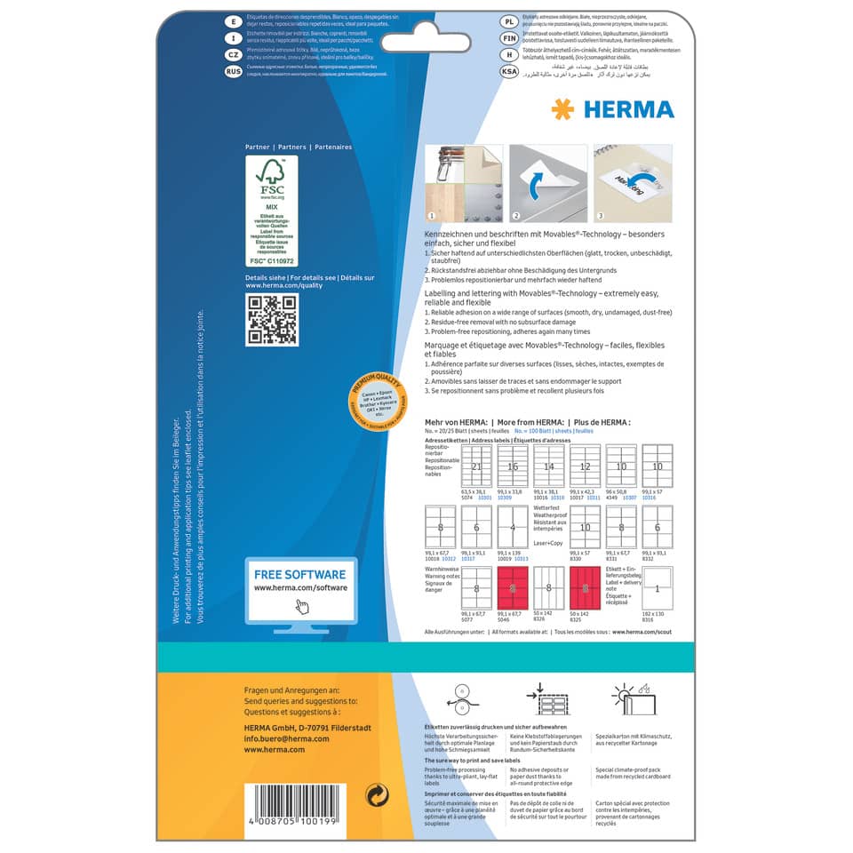 Verpackung, Etikett, Karton, Anleitung, Herma