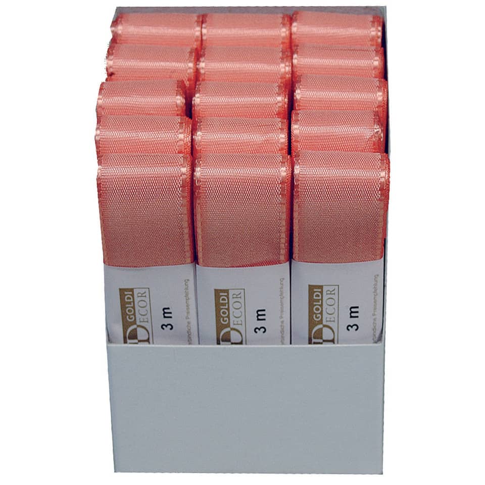 Bandelband, Schleifenband, Dekorband, Gurtband, Rosa/Salmon