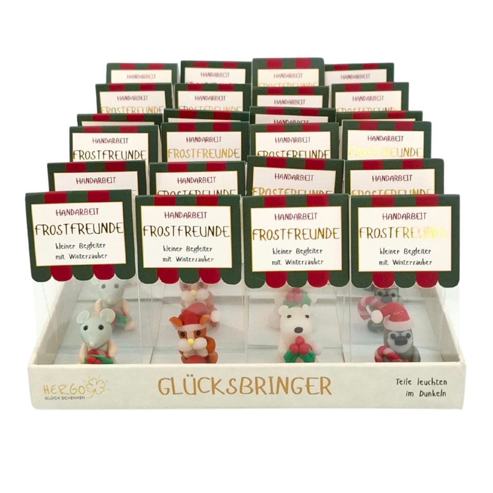Frostfreunde, Handarbeit, Miniaturen, Winterzauber, Glücksbringer