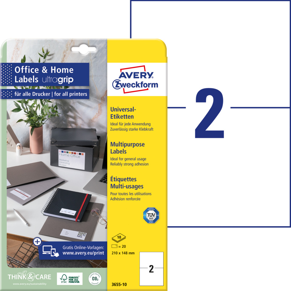 labels, multipurpose, office, a4 label, printer label