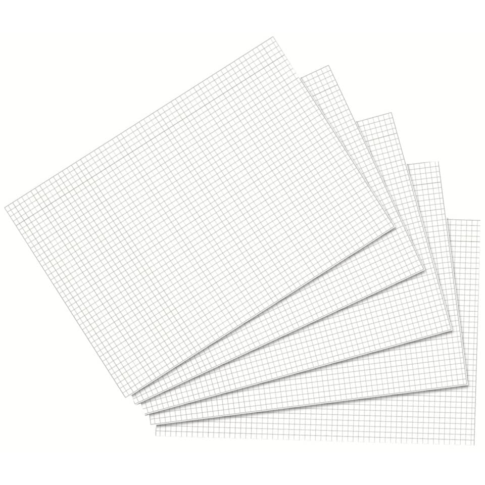 Graph paper, Gitterpapier, Beschriftungspapier, Blätter im Heftformat, Rasterpapier