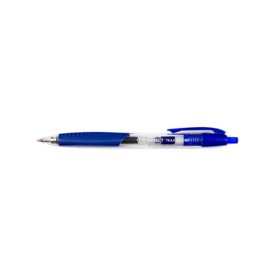 Kugelschreiber, Blau, Geleitet, Clip, Kappenlos