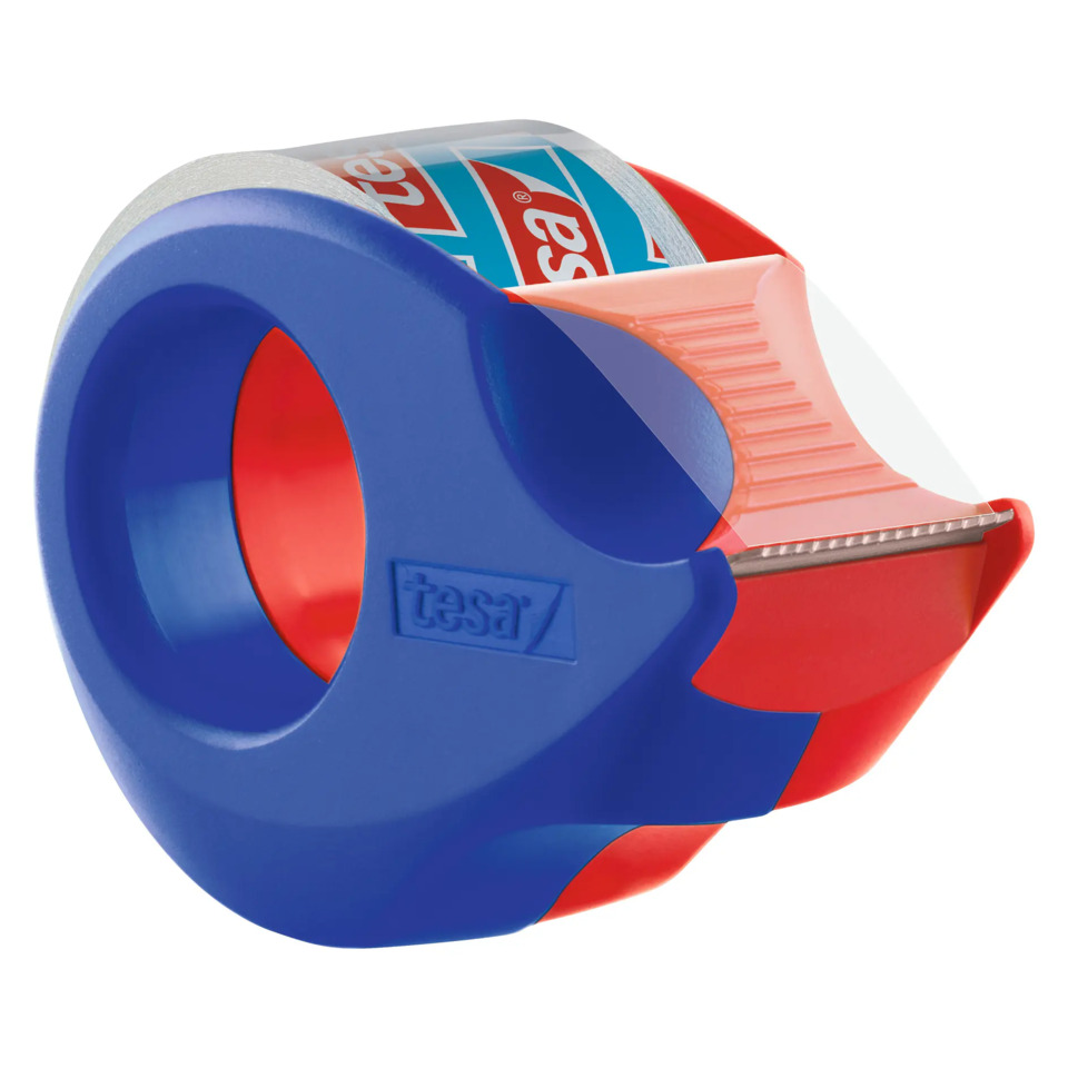 abroller, Klebeband, Abroller mit Klinge, Blau/Rot, Tesafilm Abroller