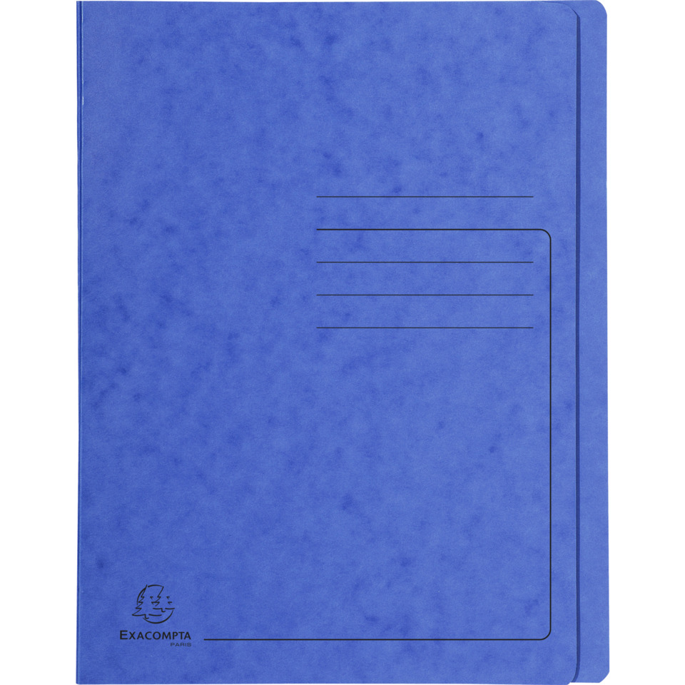 Notizbuch, Notebook, Farbton blau, Deckblatt, Exacompta