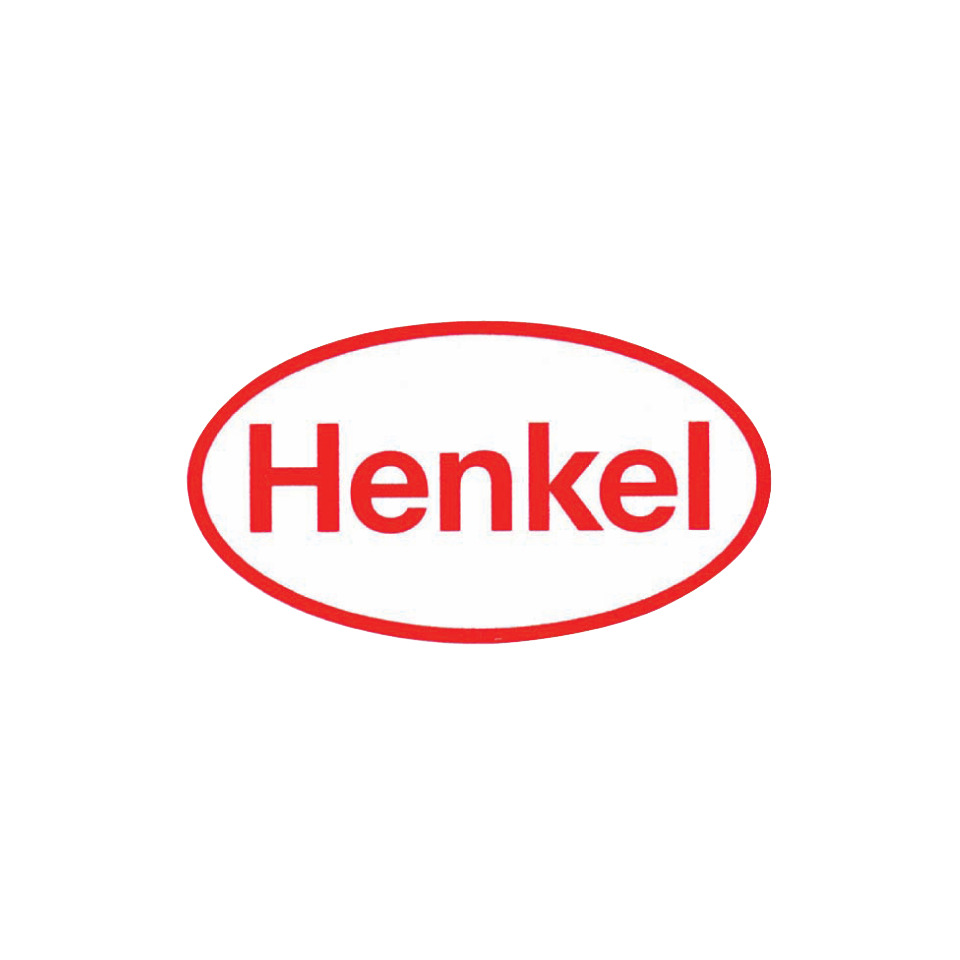 logo, henkel, roter text, ovalem logo, marke