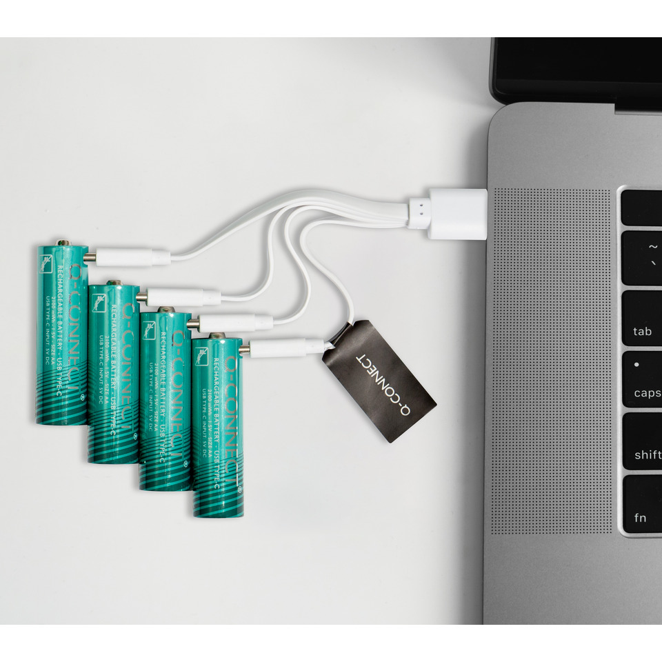 AA alkaline batteries, rechargeable battery, USB charger, laptop USB, battery pack