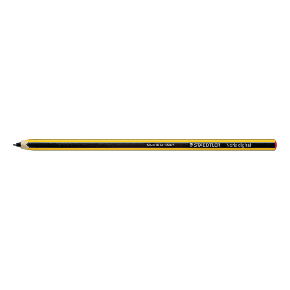 Bleistift, Grafikstift, Keinspitze, Schwarzer Körper, Gelber Streifen