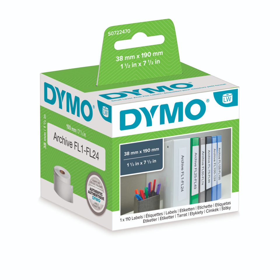 Etiketten, Archiv-Labels, Dymo-Box, Drucker-Etiketten, Beschriftungsetiketten