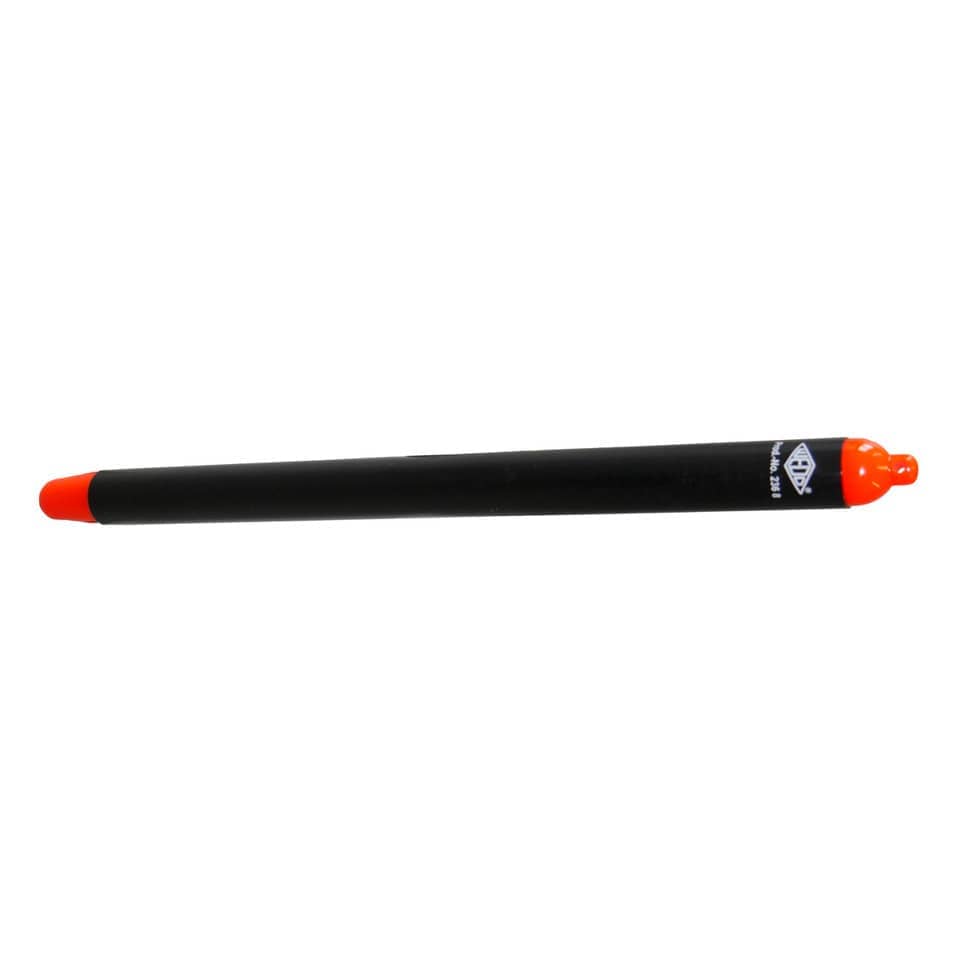 Marker, Filzstift, orange Kappe, schwarzer Körper, Filzstiftspitze