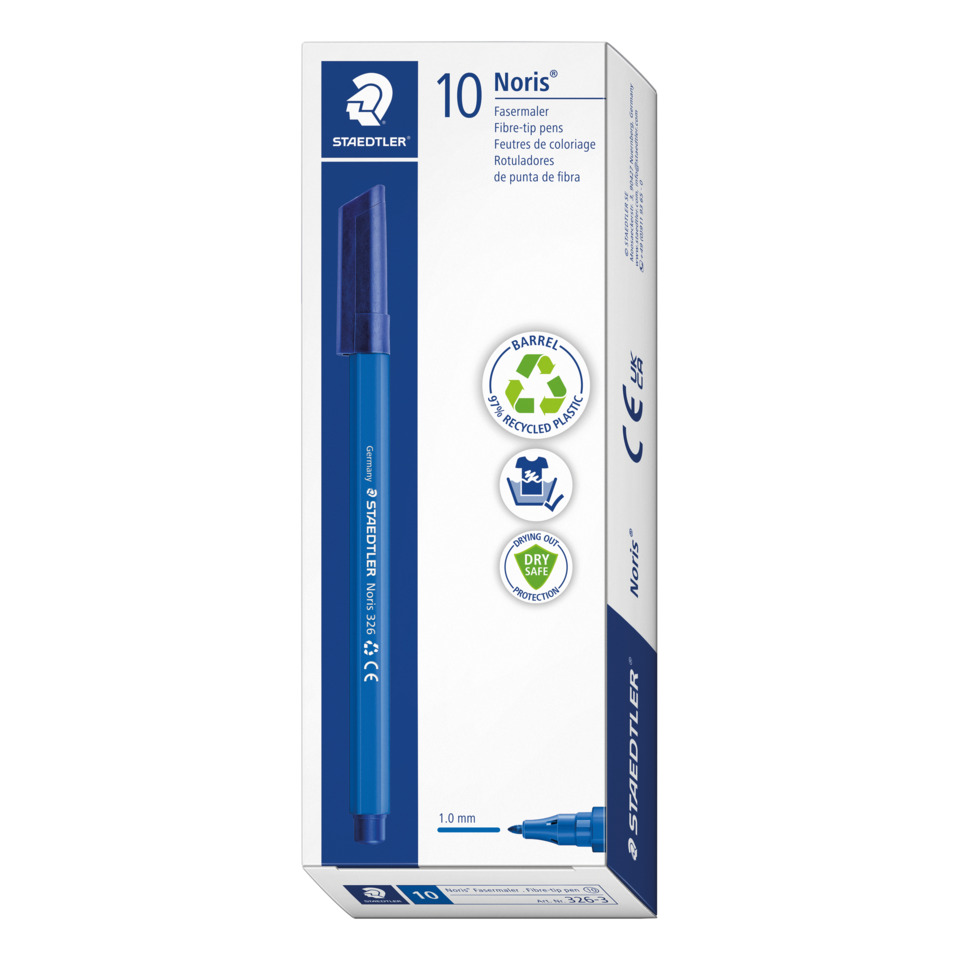 Mechanische Bleistift, Fasermaler, blau, 10er Pack, Staedtler