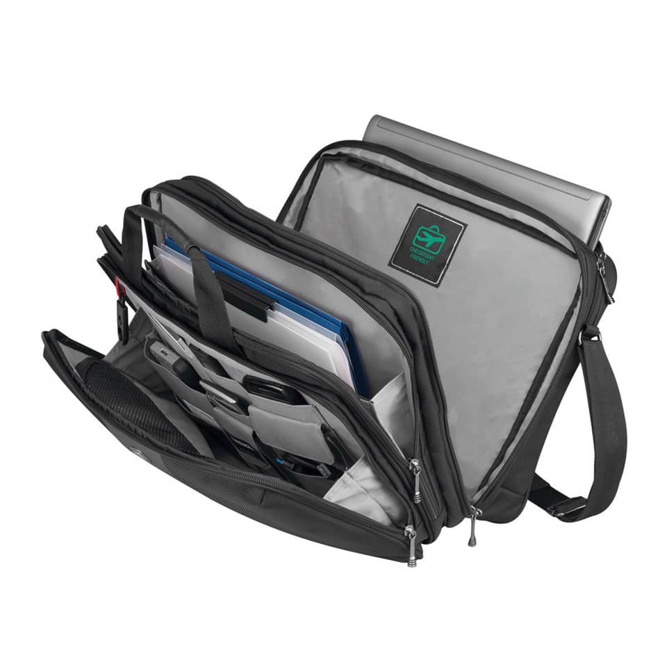 Laptoptasche, Organizer, Schultertasche, Fächer, Reisetasche