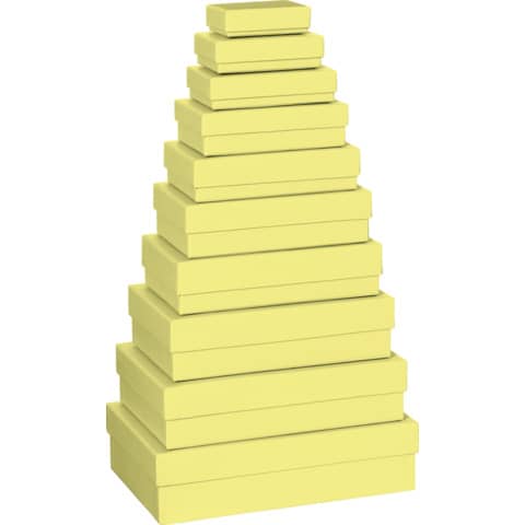 Geschenkkarton, 10-teilig, gelb STEWO 53 7855 10